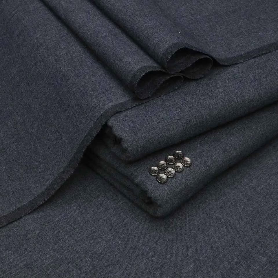 Black Khaddar Unstitched Suit