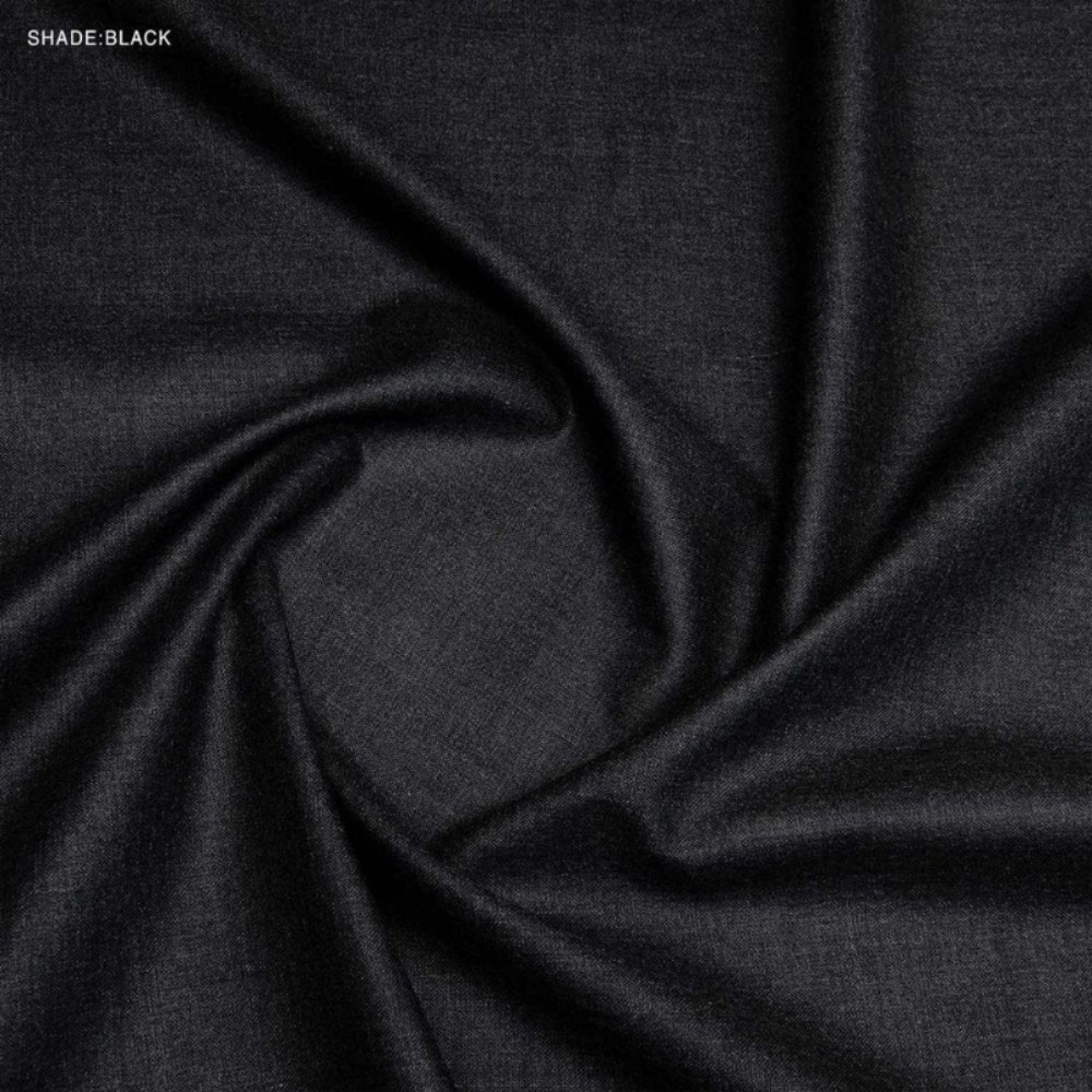 Black Wool Unstitched Suit